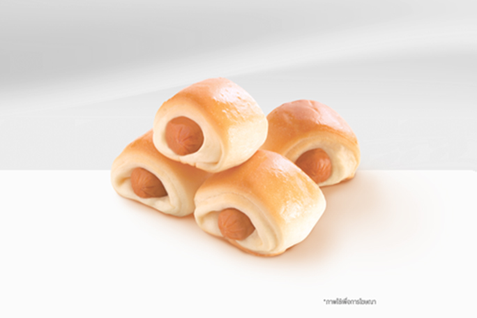 ขนมปังไส้กรอกหมู