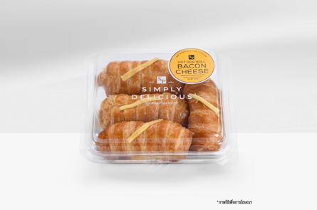 ครัวซองท์ฮอทดอกเบคอนชีสโรล