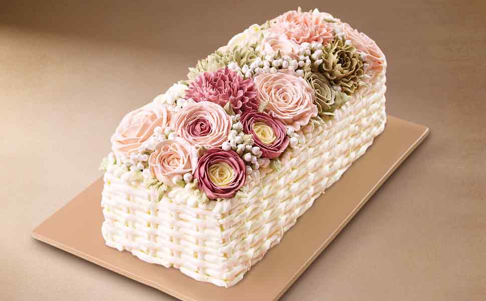 เค้กตะกร้าดอกไม้ บัทเทอร์วานิลลา