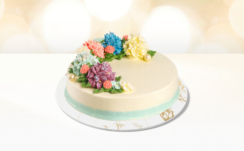 Lovely Hydrangea Cake Vanilla