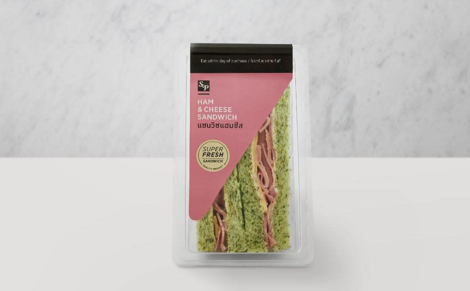 Spinach Ham Cheese Sandwich