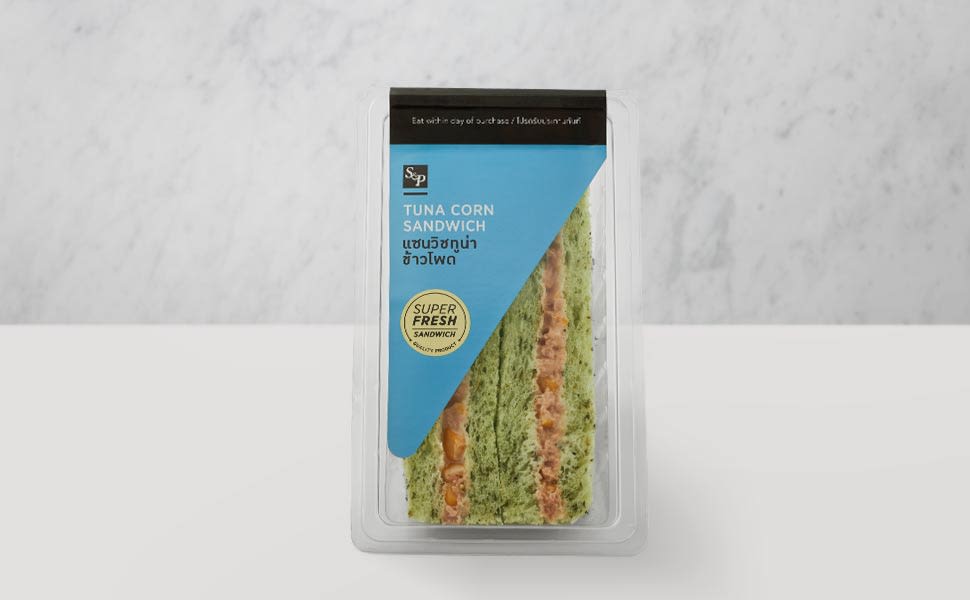 Spinach Tuna Corn Sandwich