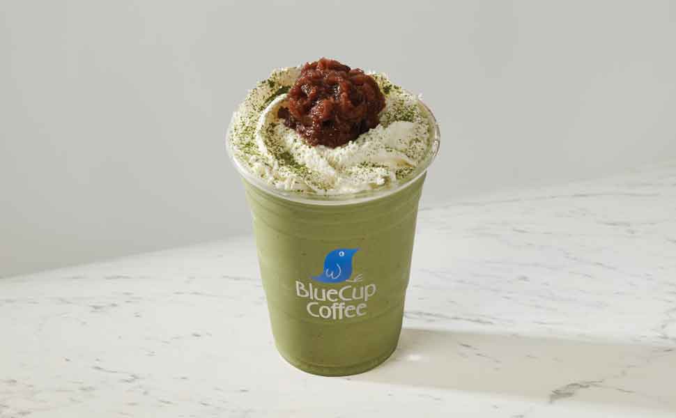 Organic Matcha Green Tea Smoothie w / Red Bean