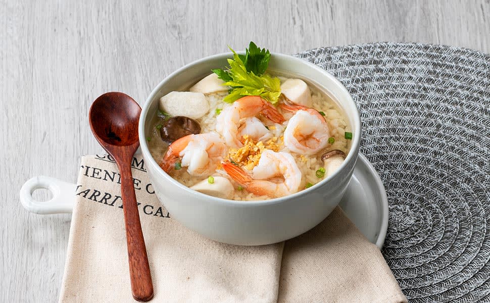 Prawns Rice Soup
