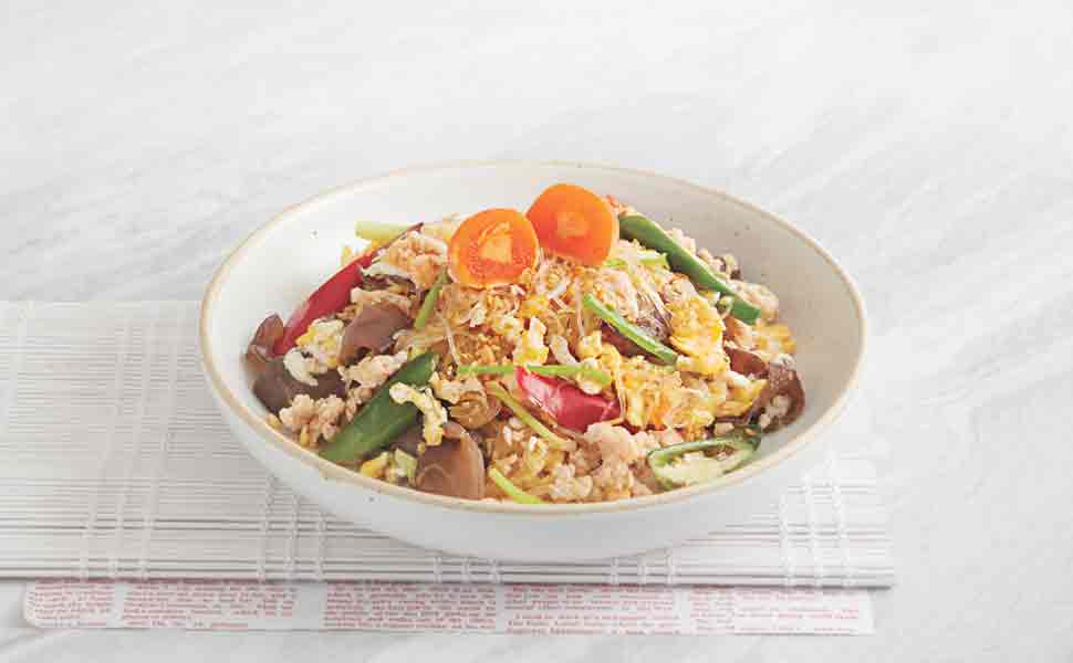 Fried Glass Noodle with Salted Egg