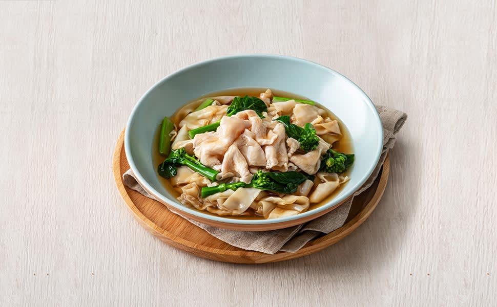 Rice Noodle w/ Kurobuta Pork Slices With Gravy