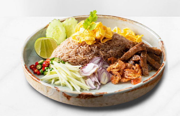 Shrimp-Paste Fried Rice Condiments